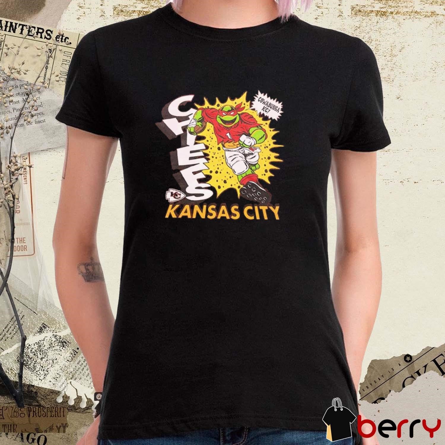 Tmnt Raphael Kansas City Chiefs Cowabunga KC artwork t-shirt, hoodie ...