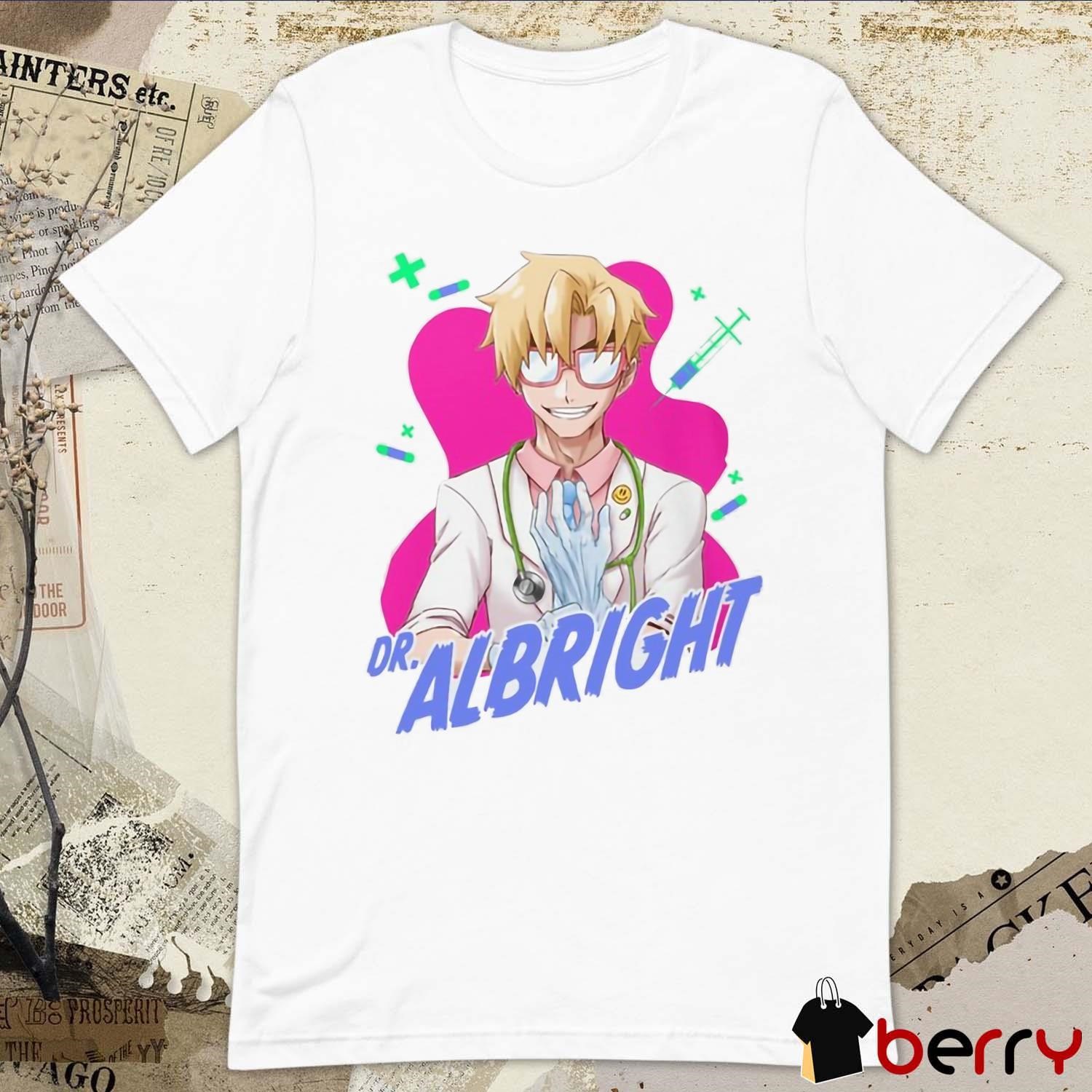 Clinic Of Horrors Dr Albright tshirt, hoodie, sweater, long sleeve and