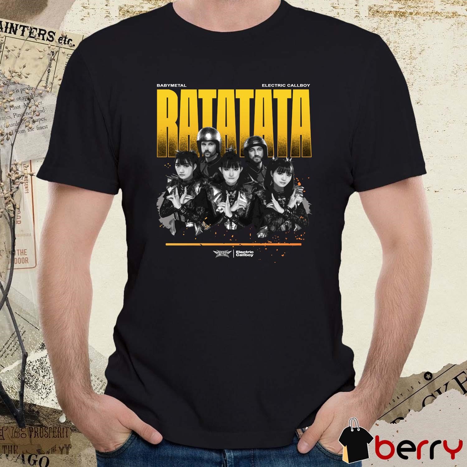 Official Babymetal x Electric Callboy Ratatata Cover t-shirt
