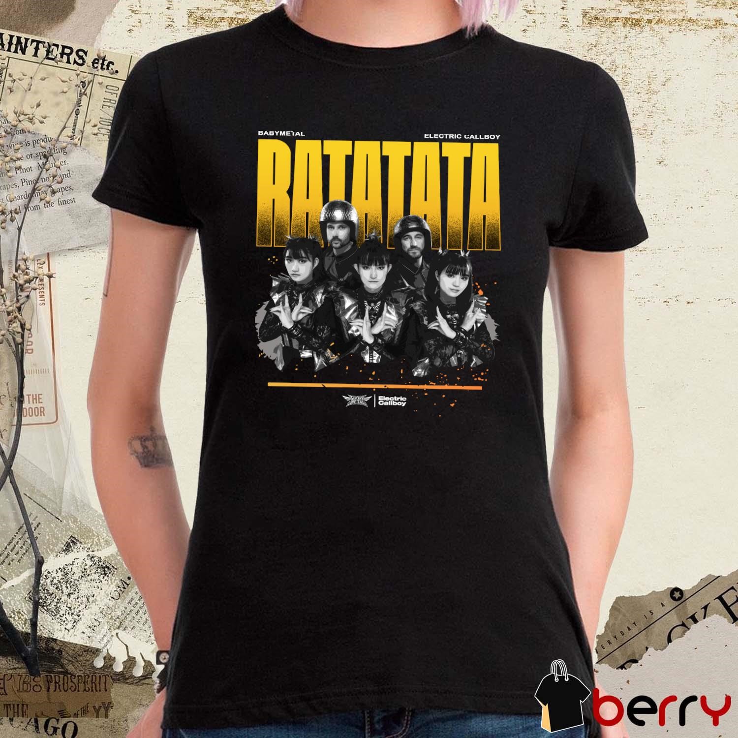 BABYL RATATATA COVER TEE XLサイズ ラスト1枚! BABYMETAL Tシャツ RATATATA COVER TEE XL サイズ