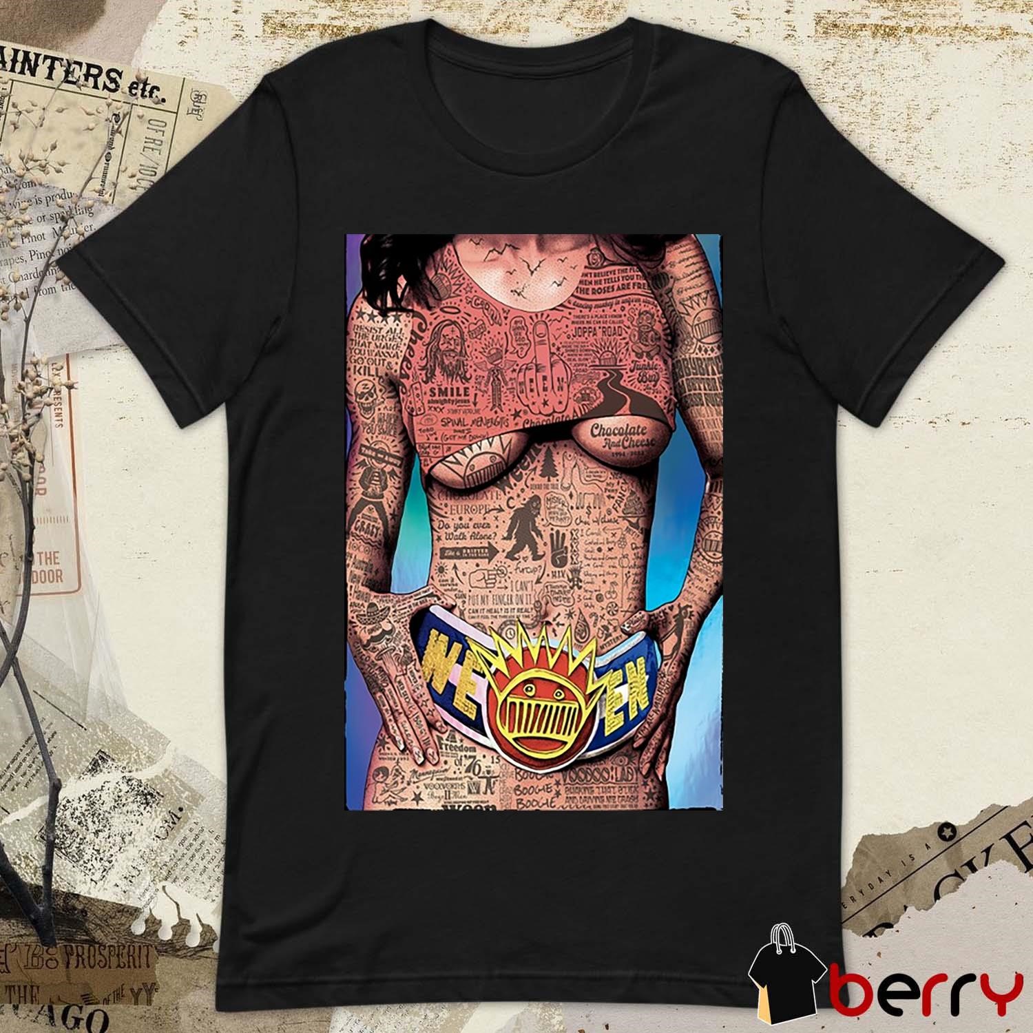WEEN Anniversary Tee＆Poster Official Poster Ween 30th Anniversary Chocolate And Cheese t