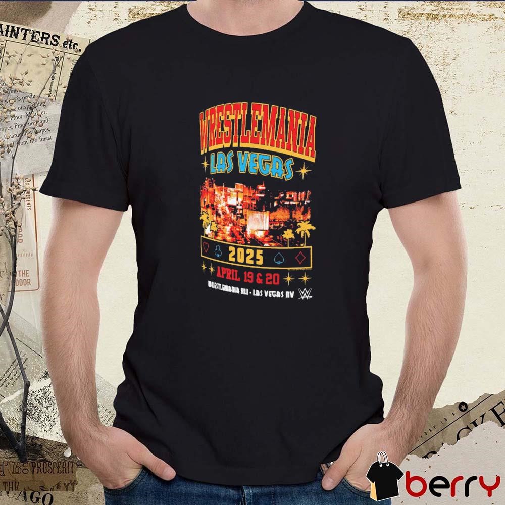 Official Ripple Junction Red Wrestlemania 41 Las Vegas Skyline 2025  t-shirt, hoodie, sweater, long sleeve and tank top