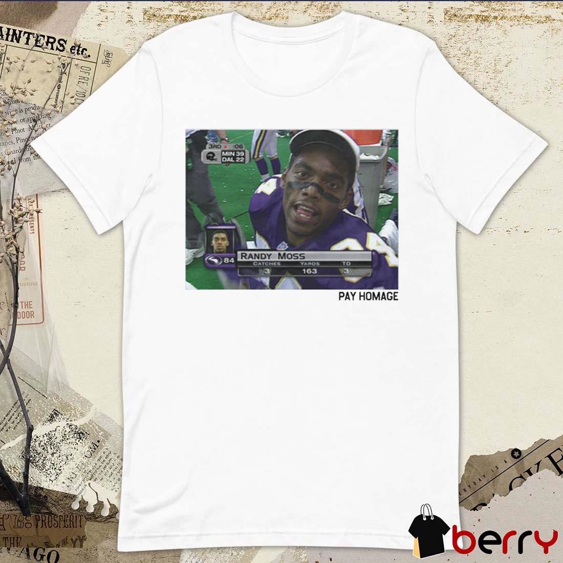 ミネソタ・バイキングス 84番 MOSS シャツ Reebok NFL ゲームシャツ ミネソタ・バイキングス MOSS #84