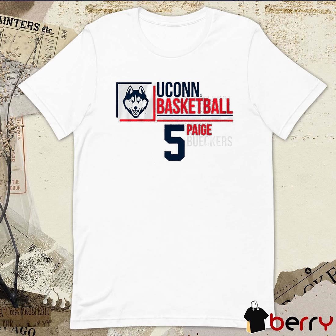 Official UConn Huskies Paige Bueckers 5 Name Stack 2025 T Shirt Hoodie Official UConn Huskies Paige Bueckers 5 Name Stack 2025 T Shirt