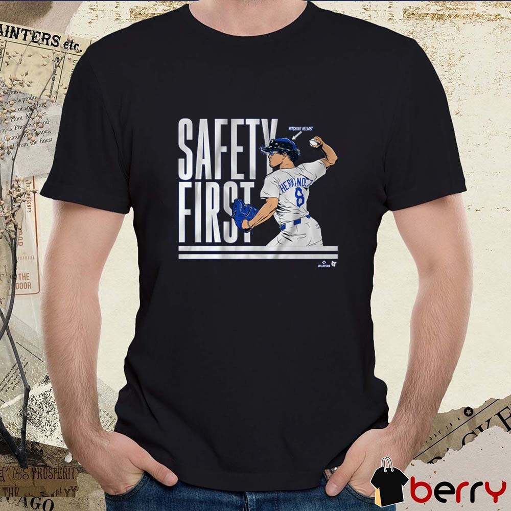 Official Kike Hernandez Safety First Pitching Helmet Los Angeles ...